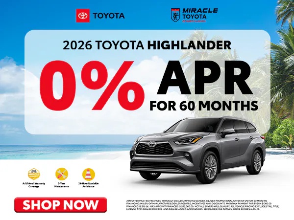 2026 New Toyota Highlander Offer