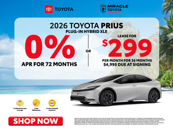 2026 New Toyota Prius Offer