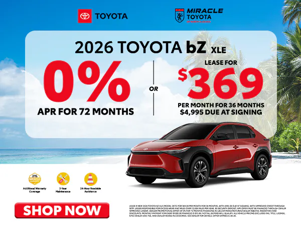 2026 New Toyota bz4x Offer