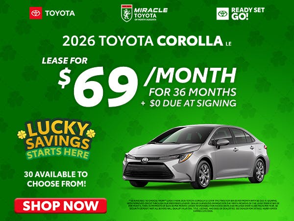 New 2026 Toyota Corolla LE