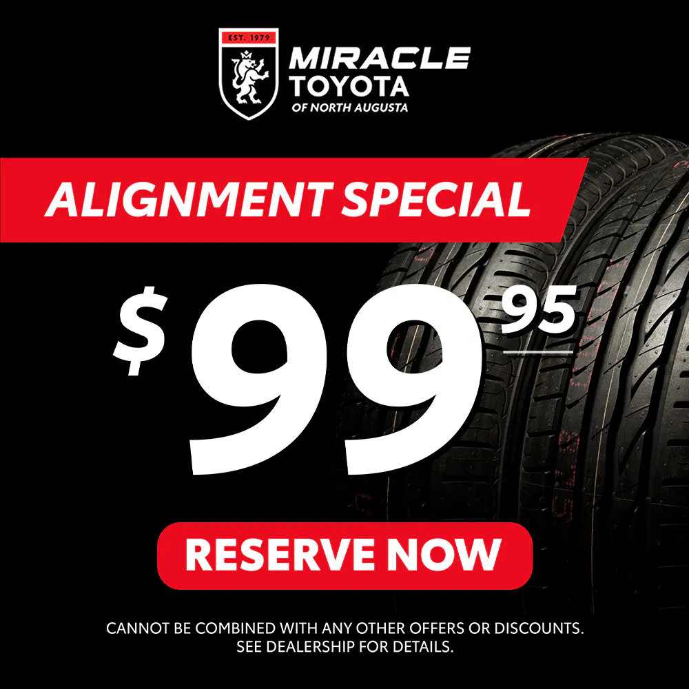 $99.95 Alignment Special | Miracle Toyota of North Augusta