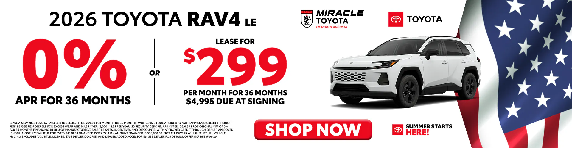 2026 New Toyota RAV4