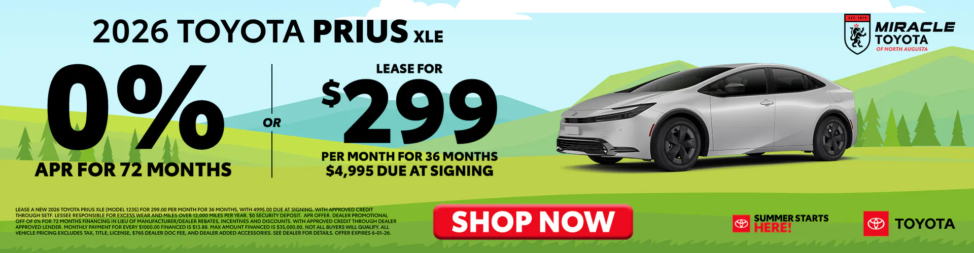 2026 New Toyota Prius