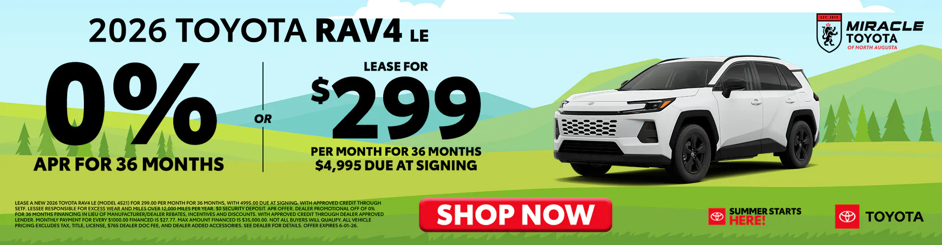 2026 New Toyota RAV4