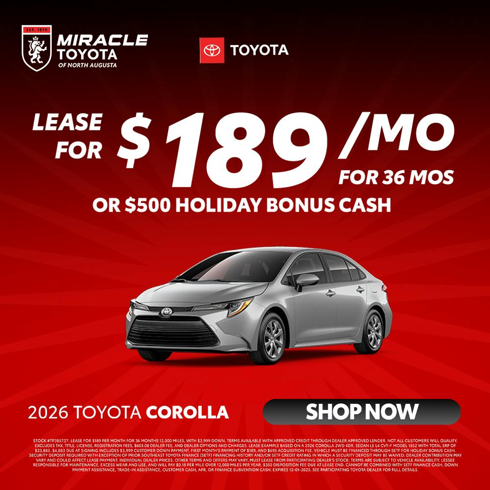 2026 corolla