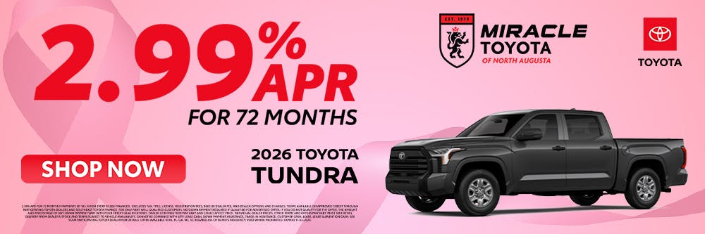 Tundra | Miracle Toyota of North Augusta