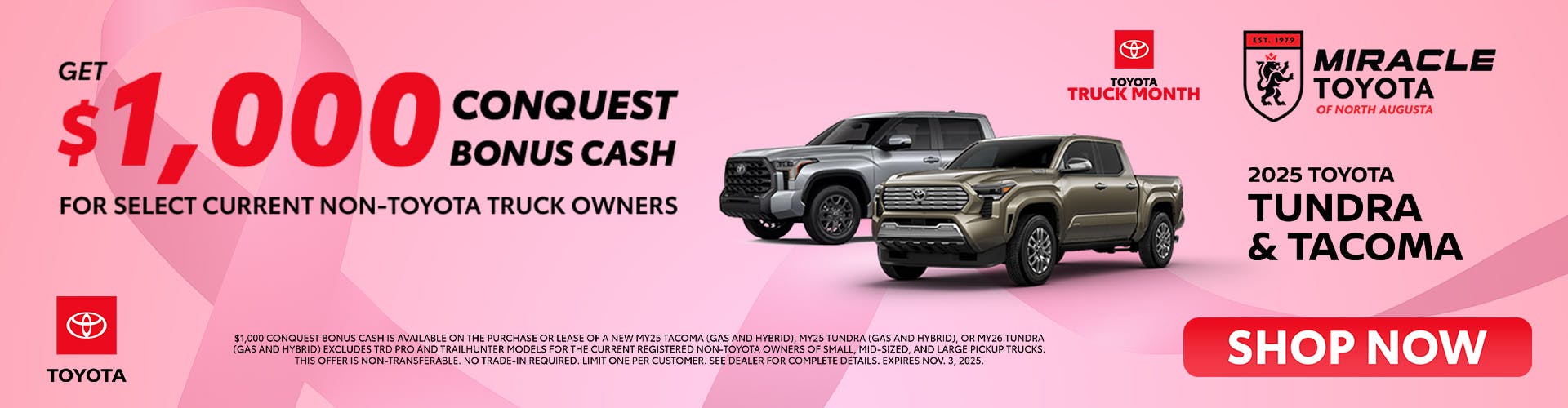 2025 Toyota & Tacoma