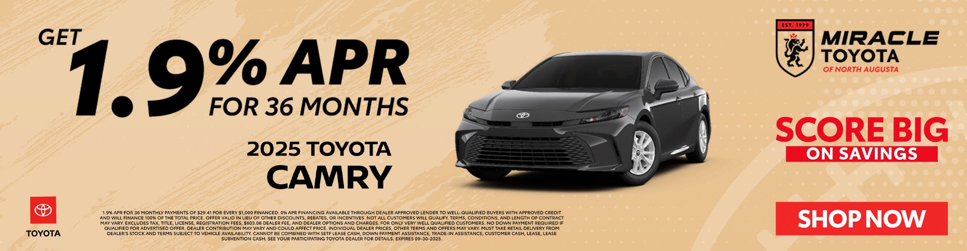 2025 TOYOTA CAMRY