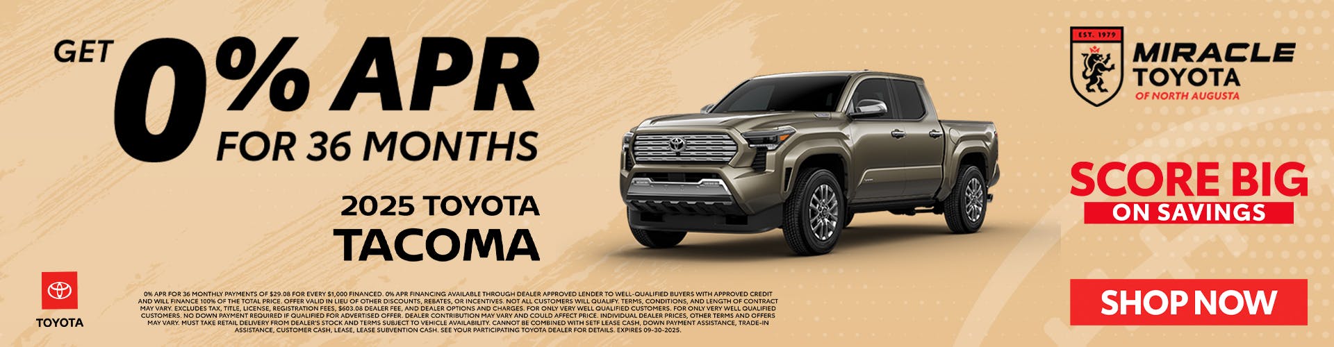 2025 TOYOTA TACOMA