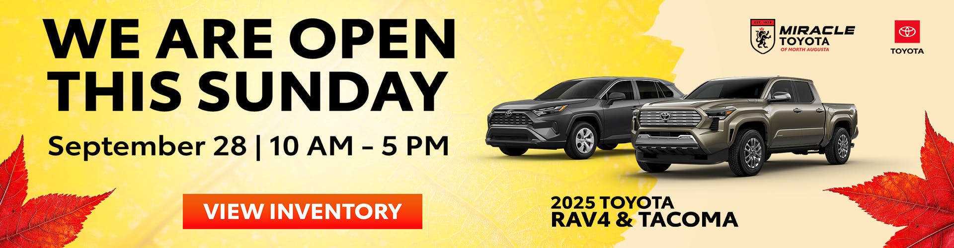2025 TOYOTA RAV4 & TACOMA