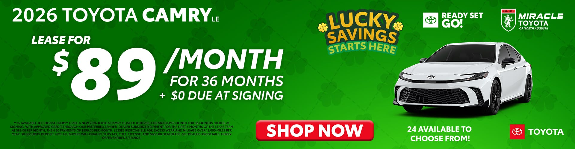 2026 Toyota Camry LE