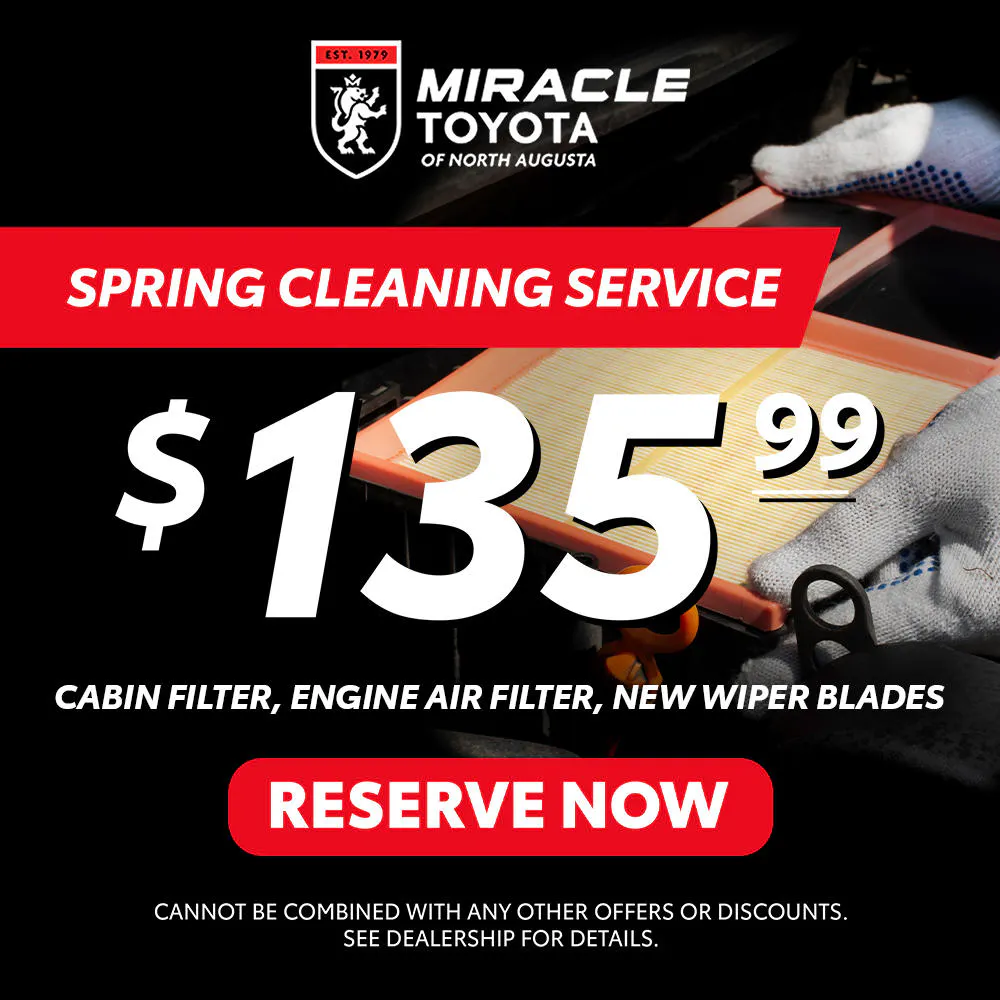 $135.99 Spring Cleaning Special | Miracle Toyota of North Augusta