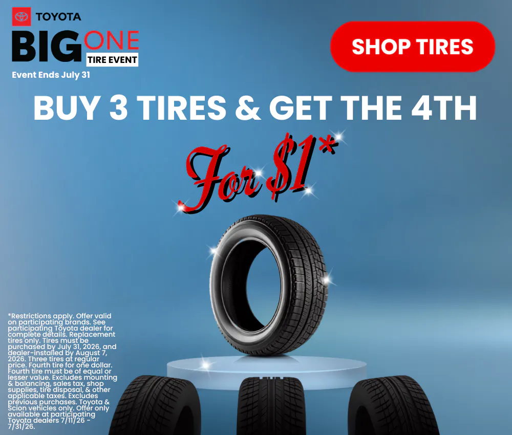 July 26 Tire Savings Event