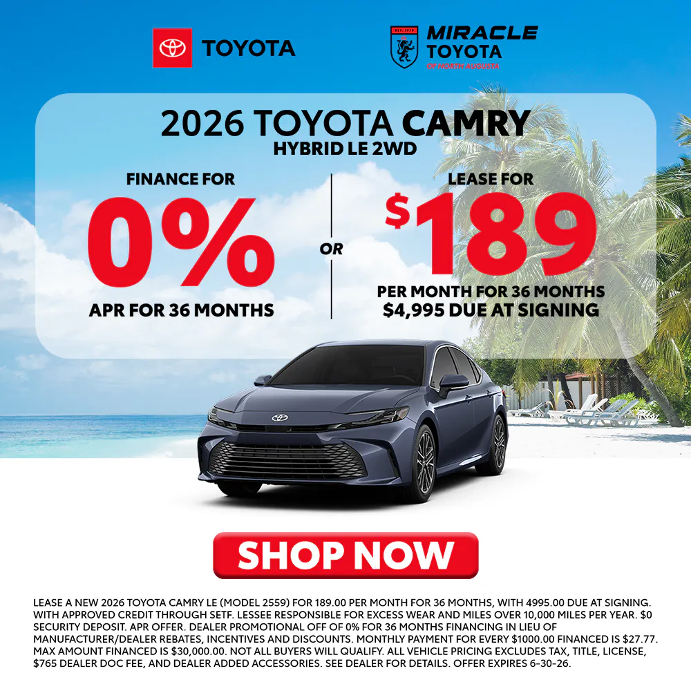 2026 New Toyota Camry