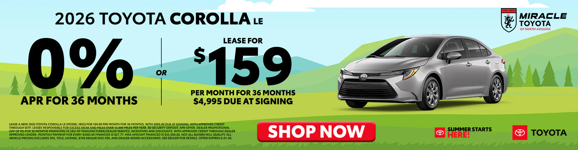 2026 New Toyota Corolla