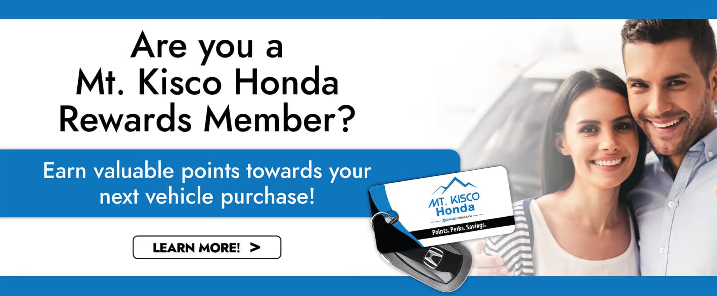 Mt Kisco Honda Rewards banner