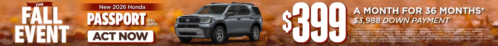 SAM – PASSPORT | Mt. Kisco Honda