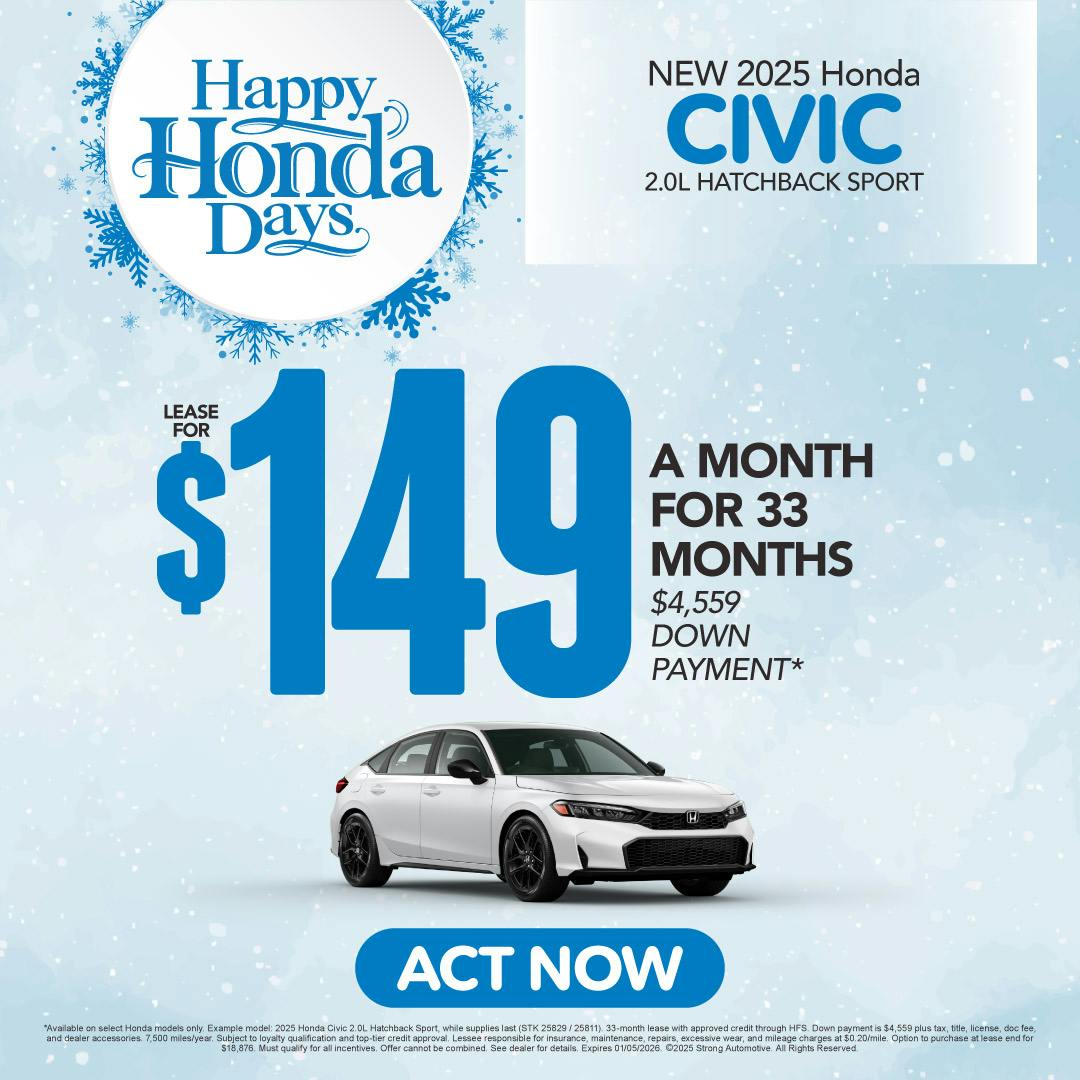 2025 Honda Civic 2.0L Hatchback Sport