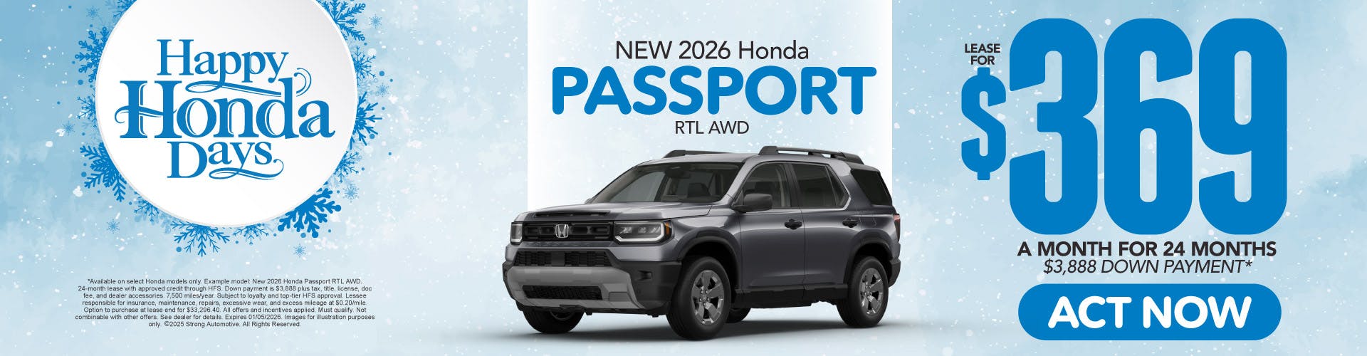 2026 Honda Passport RTL AWD