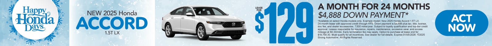 2025 Honda Accord 1.5T LX | Mt. Kisco Honda