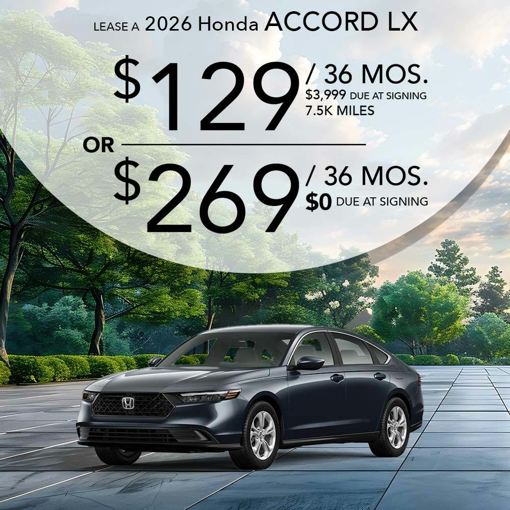 2026 HONDA ACCORD LX