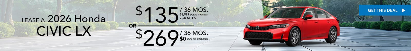 2026 HONDA CIVIC LX