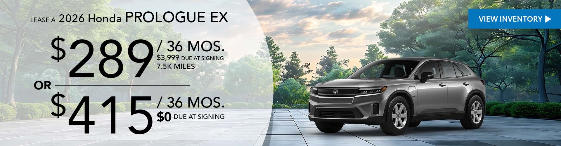 2026 HONDA PROLOGUE EX