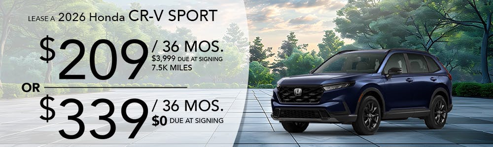 2026 CRV Sport | Mt. Kisco Honda