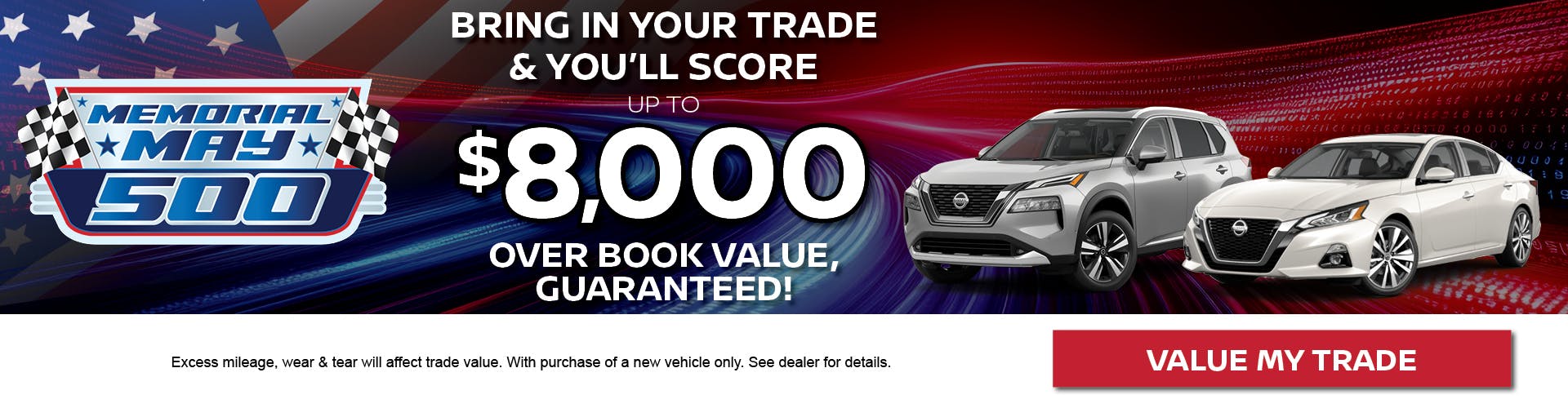 $8,000 Over Book Value