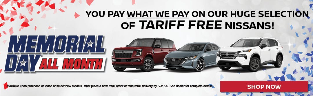 You Pay What We Pay | Nissan of Venice