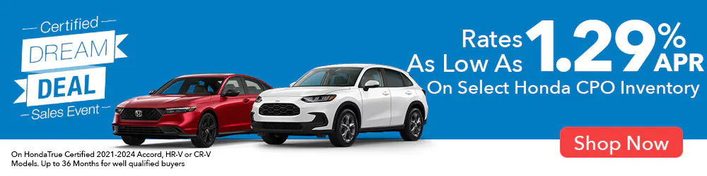 Honda Dream Deal CPO Sales Event | Open Road Honda