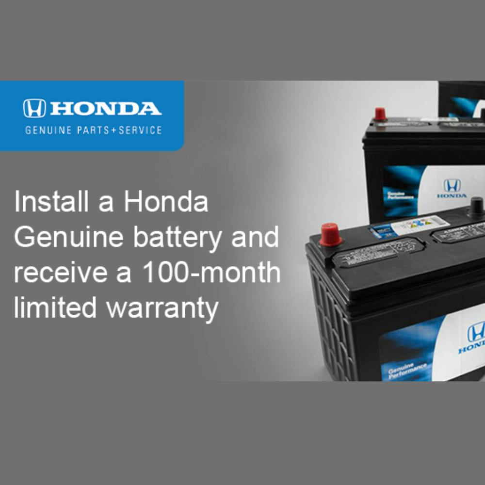100-Month Battery Warranty with Honda Genuine Batteries | Open Road Honda