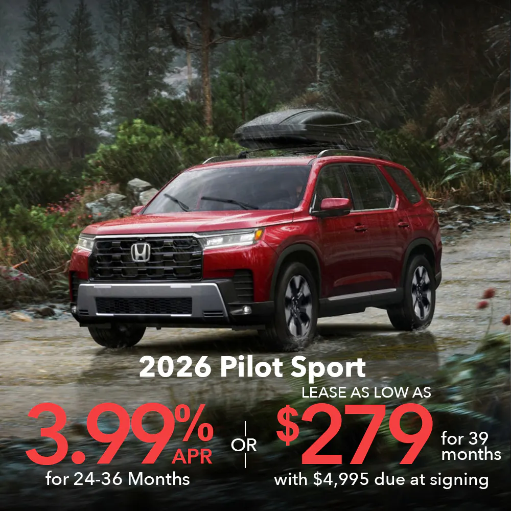 Lease 2026 Pilot AWD Sport For $279 | Open Road Honda