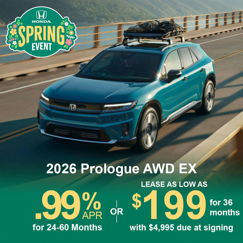 Lease 2026 Prologue AWD EX For $199 | Open Road Honda