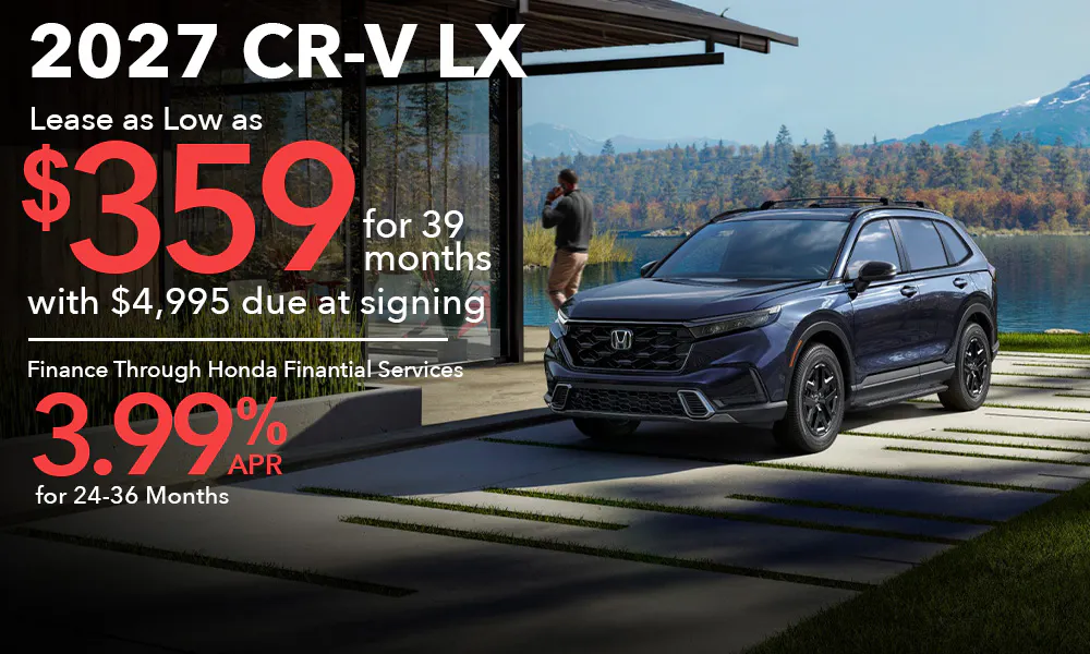 Lease 2027 Honda CR-V LX $359 | Open Road Honda