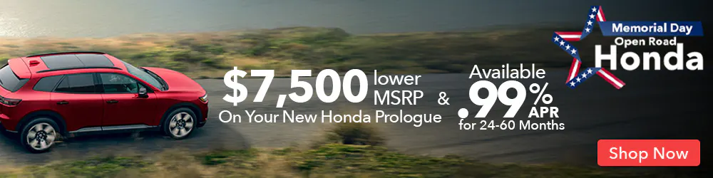 $7500 Off Honda Prologue | Open Road Honda