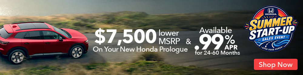 $7500 Off Honda Prologue | Open Road Honda