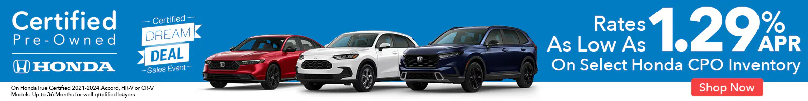 Honda Dream Deal CPO Sales Event | Open Road Honda