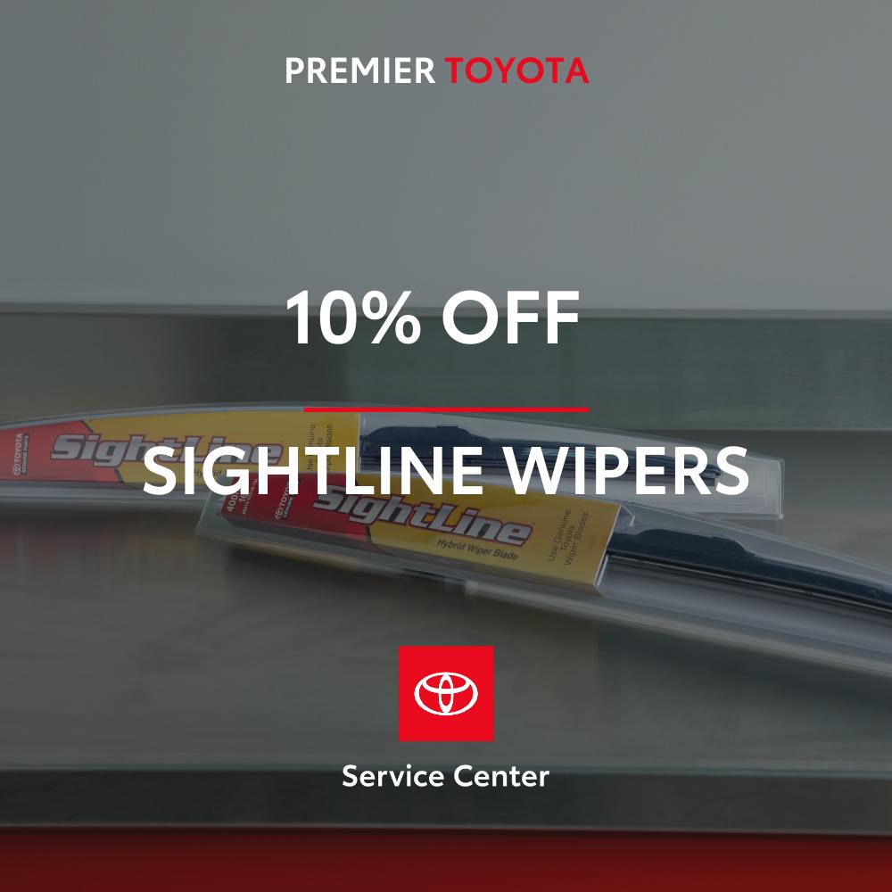 10% Off Sightline Wipers | Premier Toyota
