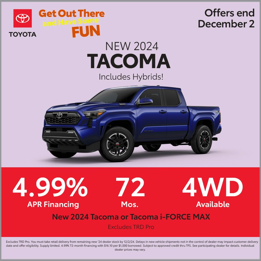 Toyota Tacoma Finance Offer | Robinson Toyota 