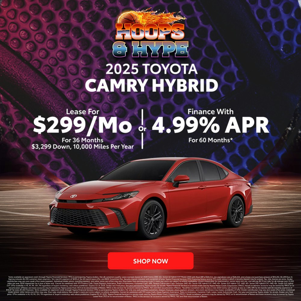 March 2025 Camry Hybrid