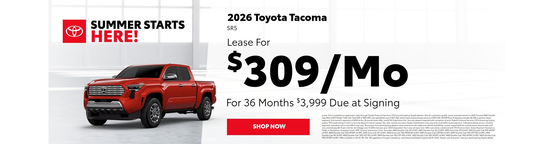 May Toyota Tacoma