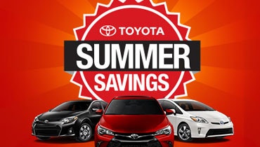 Find Big Summer Savings For Your Favorite Toyota Cars, SUVs and Trucks!