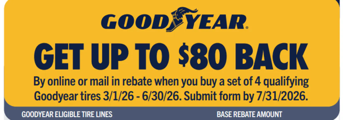 Goodyear- Tire offer | Route 44 Toyota