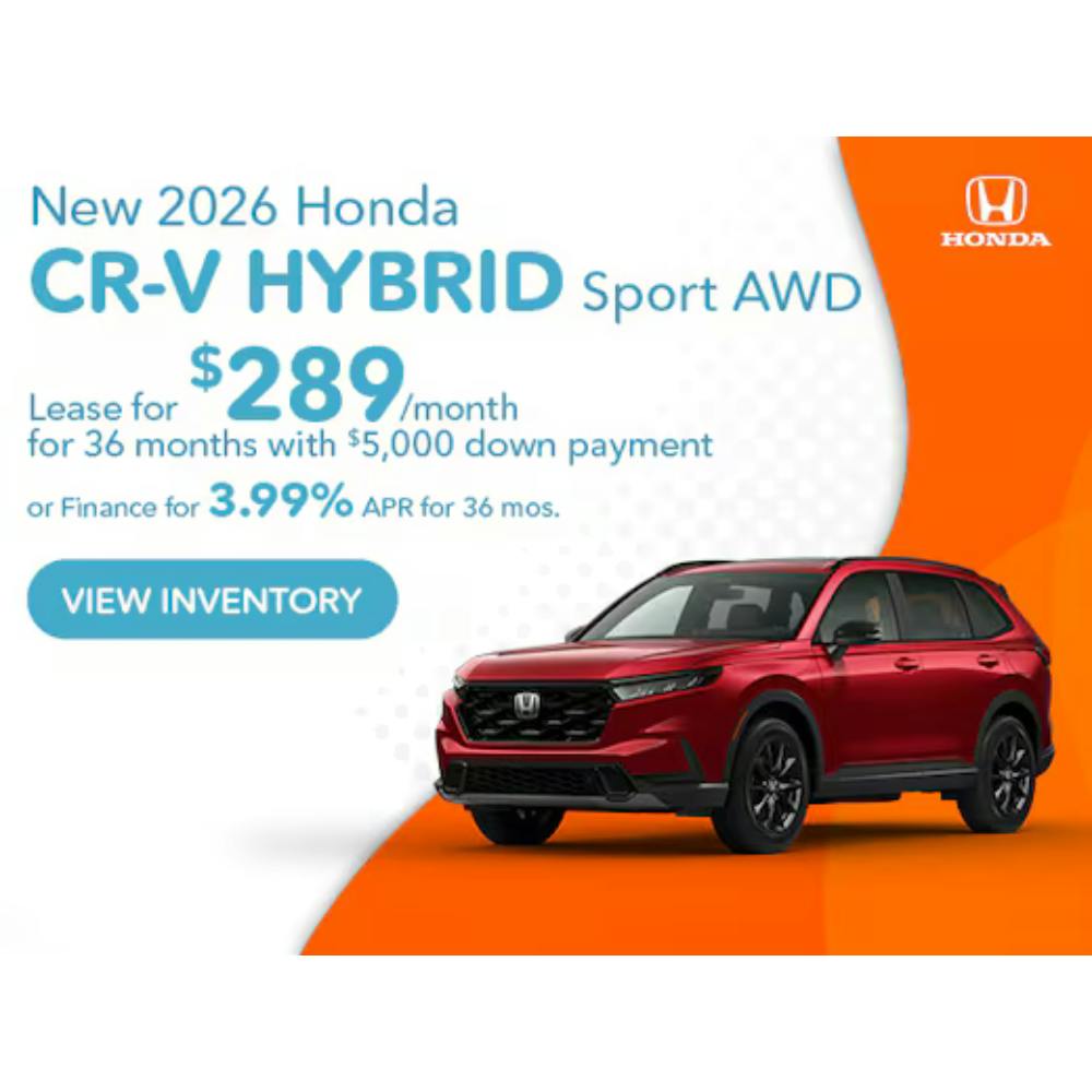 New 2026 Honda CR-V Hybrid Sport AWD | Saccucci Honda