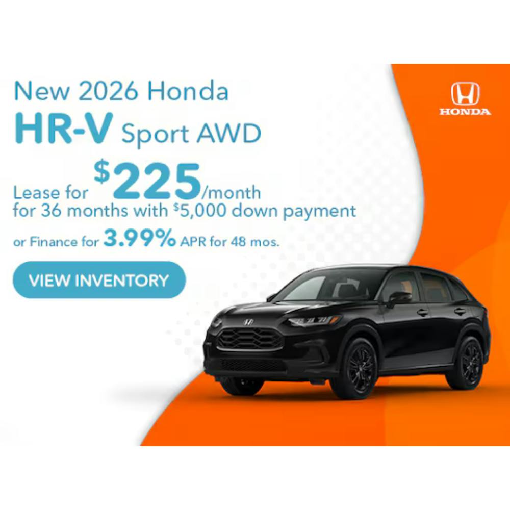 New 2026 Honda HR-V Sport AWD | Saccucci Honda