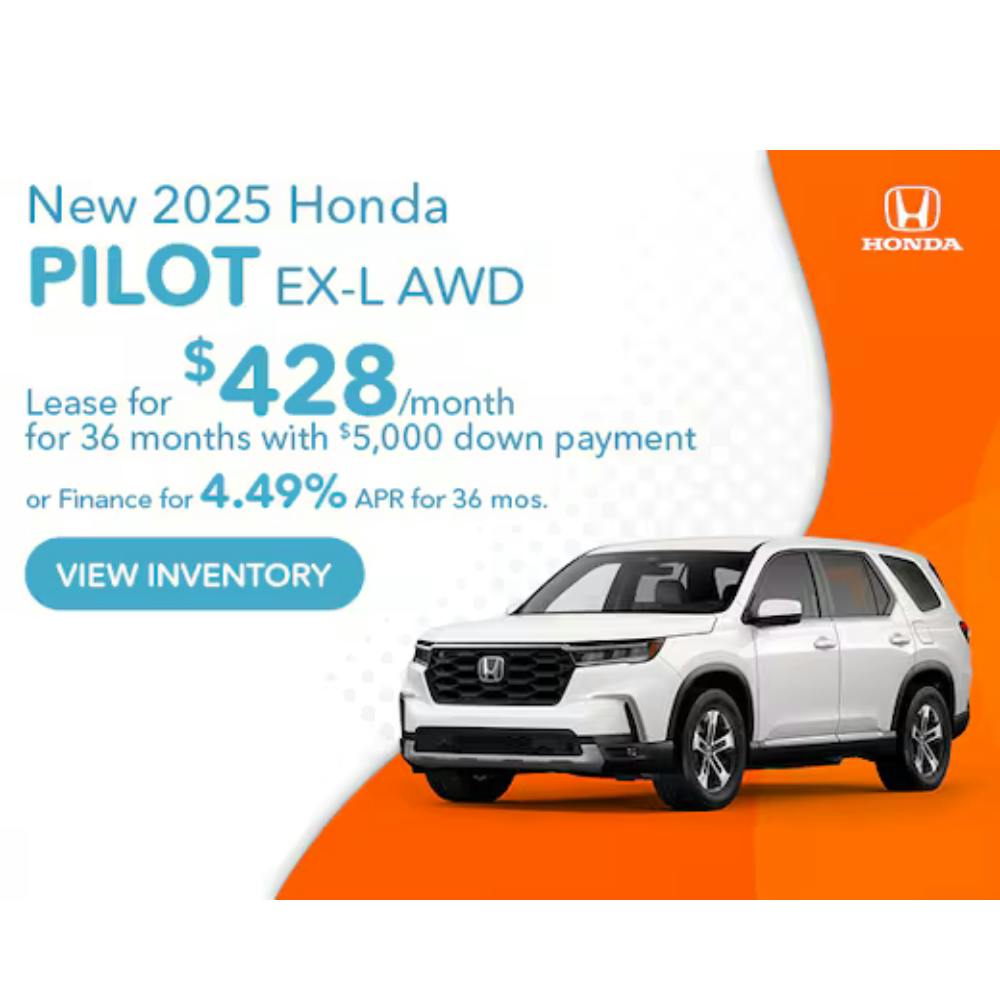 New 2025 Honda Pilot EX-L AWD | Saccucci Honda
