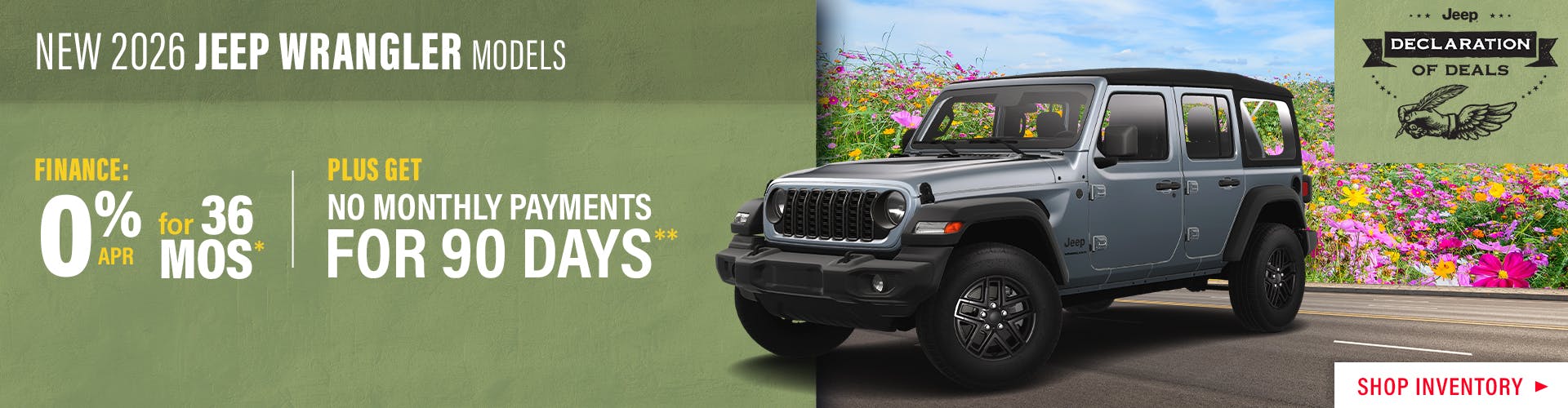 New 2026 Jeep Wrangler Models