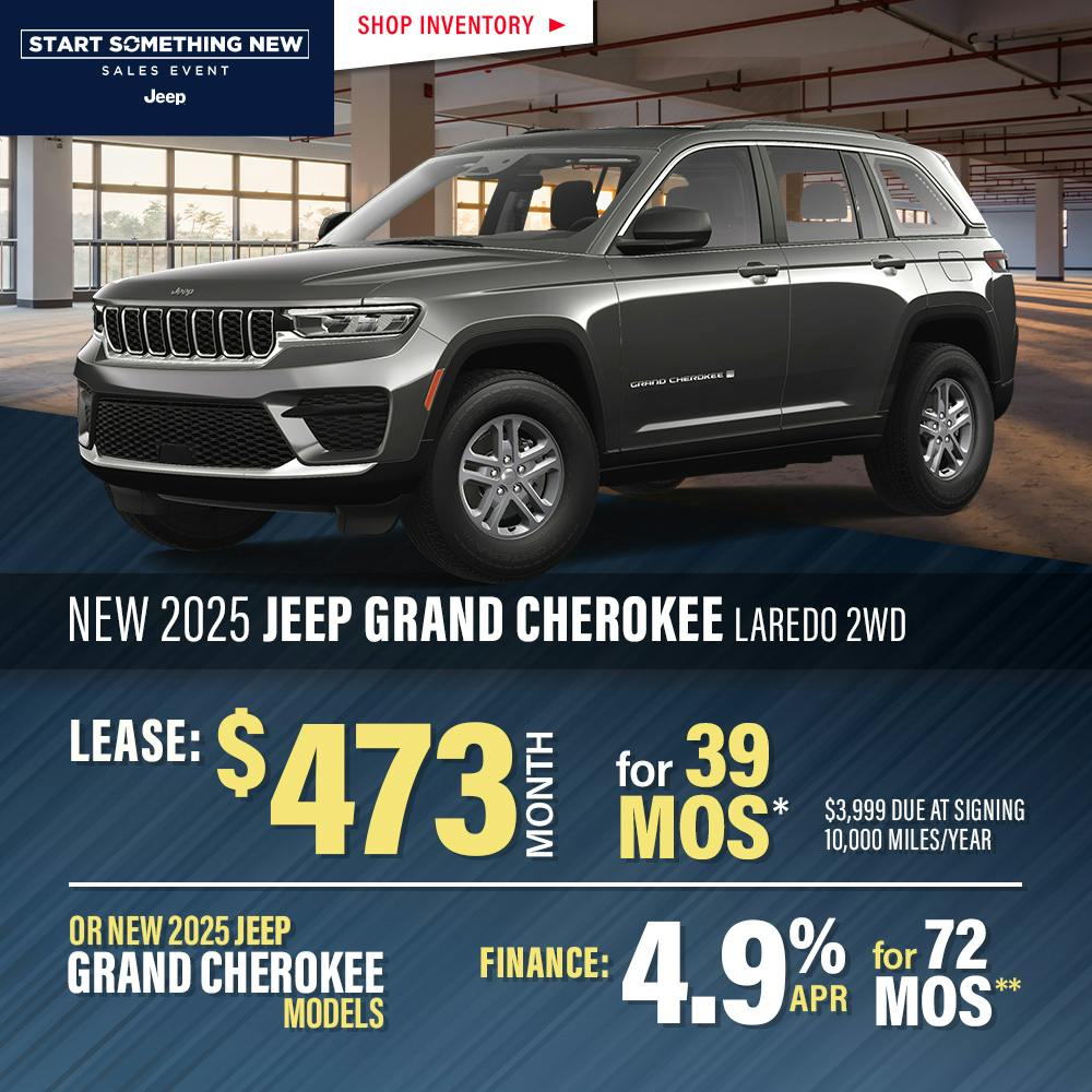 New 2025 Jeep Grand Cherokee Laredo 2WD OR New 2025 Jeep Grand Cherokee Models