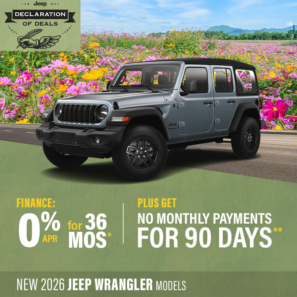 New 2026 Jeep Wrangler Models